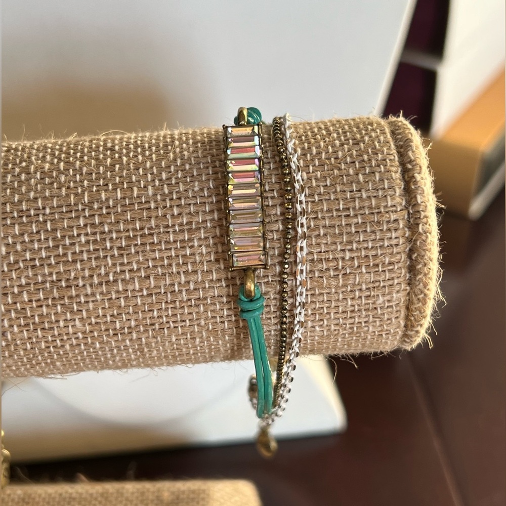 Chloe + Isabel Leather + Baguette Bracelet